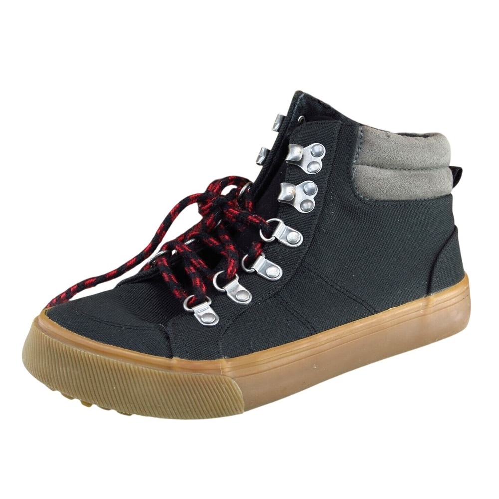 Old‎ Navy 1994 Youth Boys Shoes Sz 2 M Black Fabric Fashion Sneakers